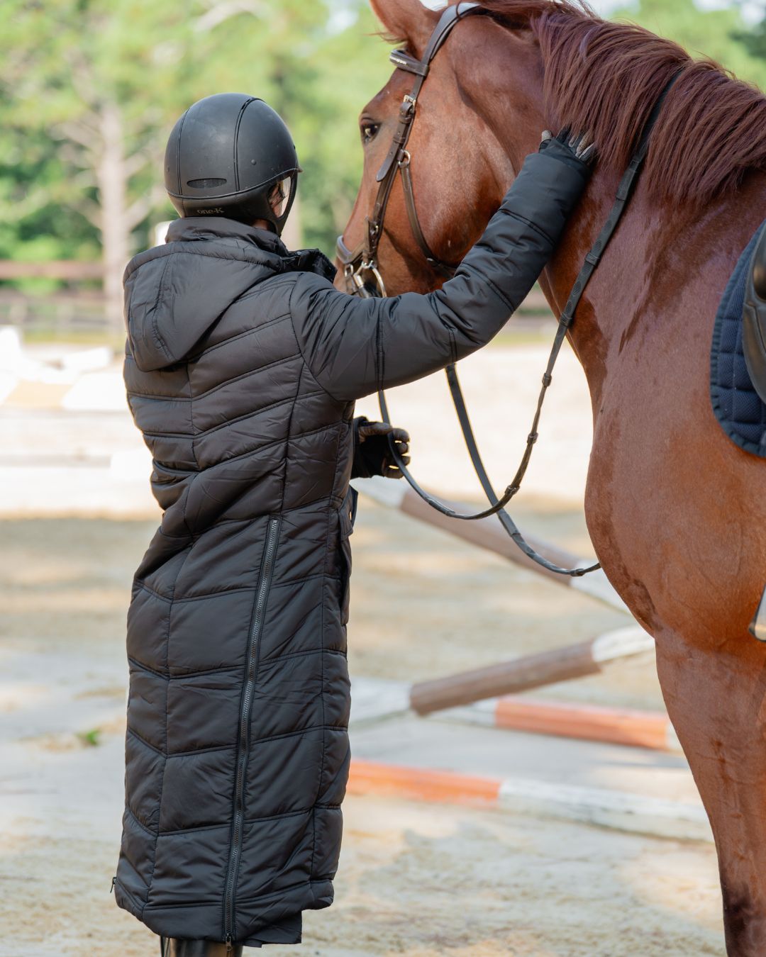Arctic Long Puffy Riding Coat