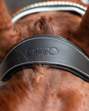 Patent Bridle with White Padding