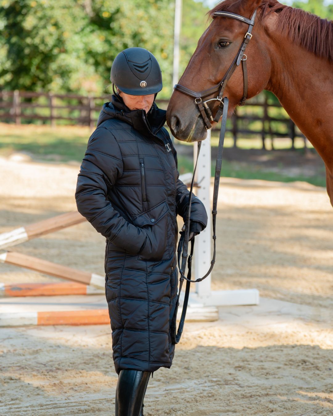 Arctic Long Puffy Riding Coat