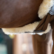 **NEW 3 PADS** Removable Genuine Sheepskin Pads for Long Comfort Girth