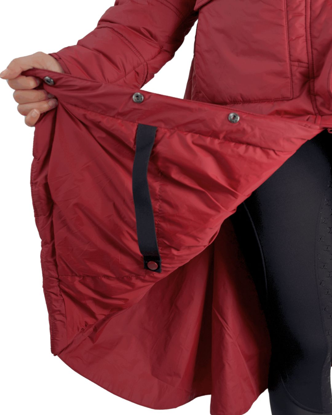Arctic Long Puffy Riding Coat