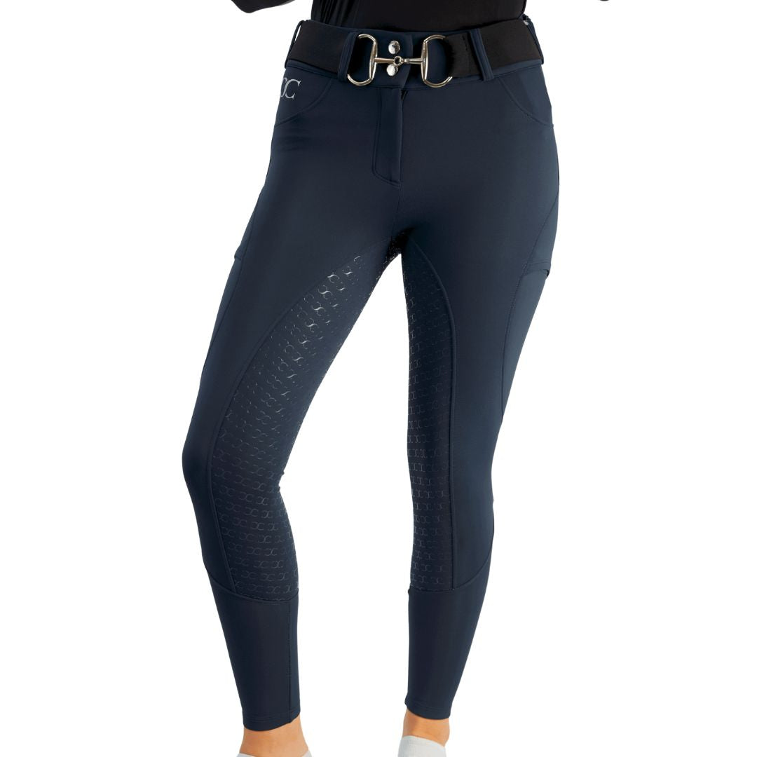 Navy Blue Mid-Weight Winter Full Seat Breeches