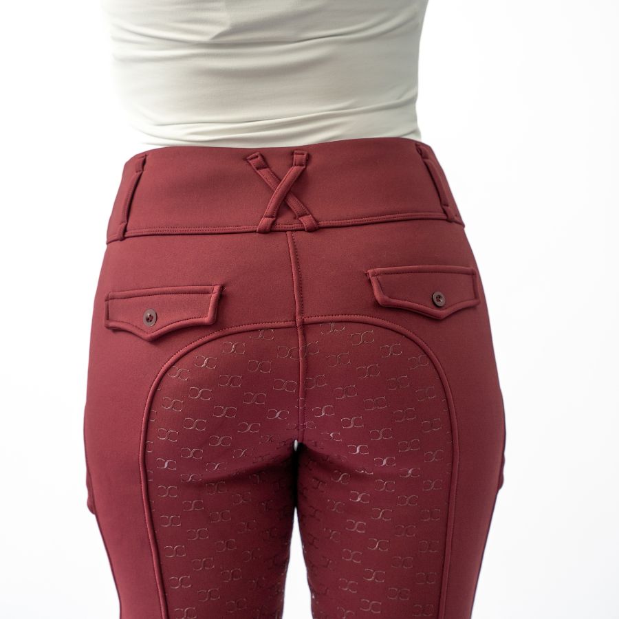 Ultra Warm Arctic Winter Tights in Winter Burgundy