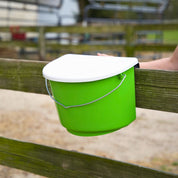 Hanging Feed Trough with LId 3 Gallons