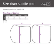 Sparkle Dressage Saddle Pad by QHP