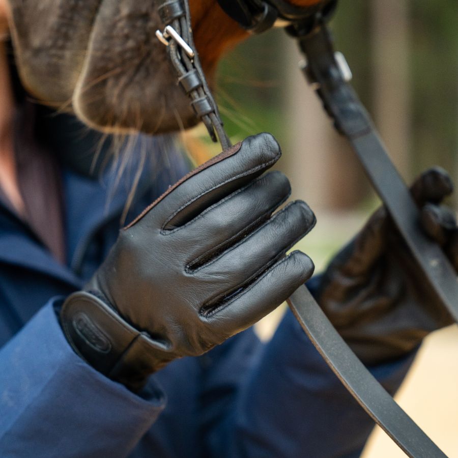 Cashmere Lined Leather Winter Glove