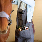 Farmers Defense Canvas Workhorse Apron in Dark Grey