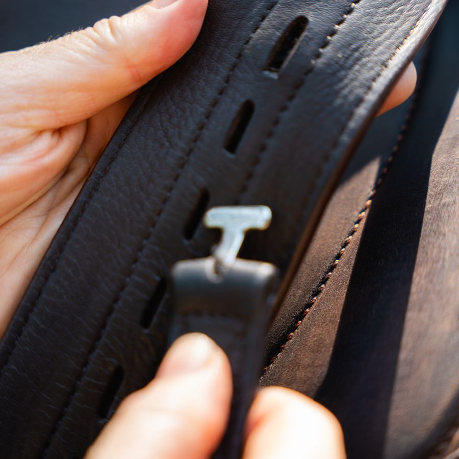 Stable Ride Mono-Stirrup Leather with T-Bars