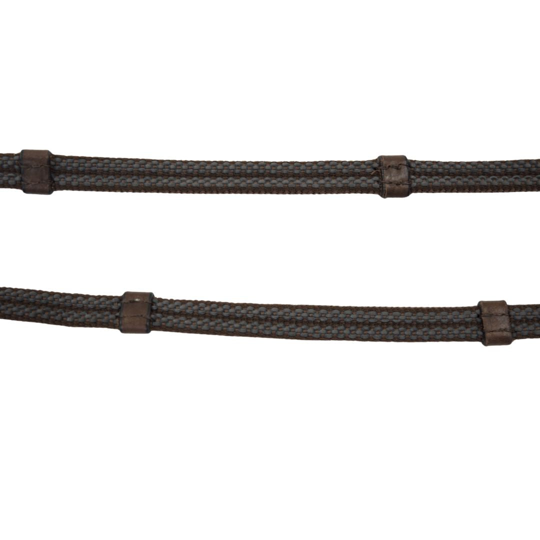 Sure Grip Rubber CURB Reins with 4" Rein Stops