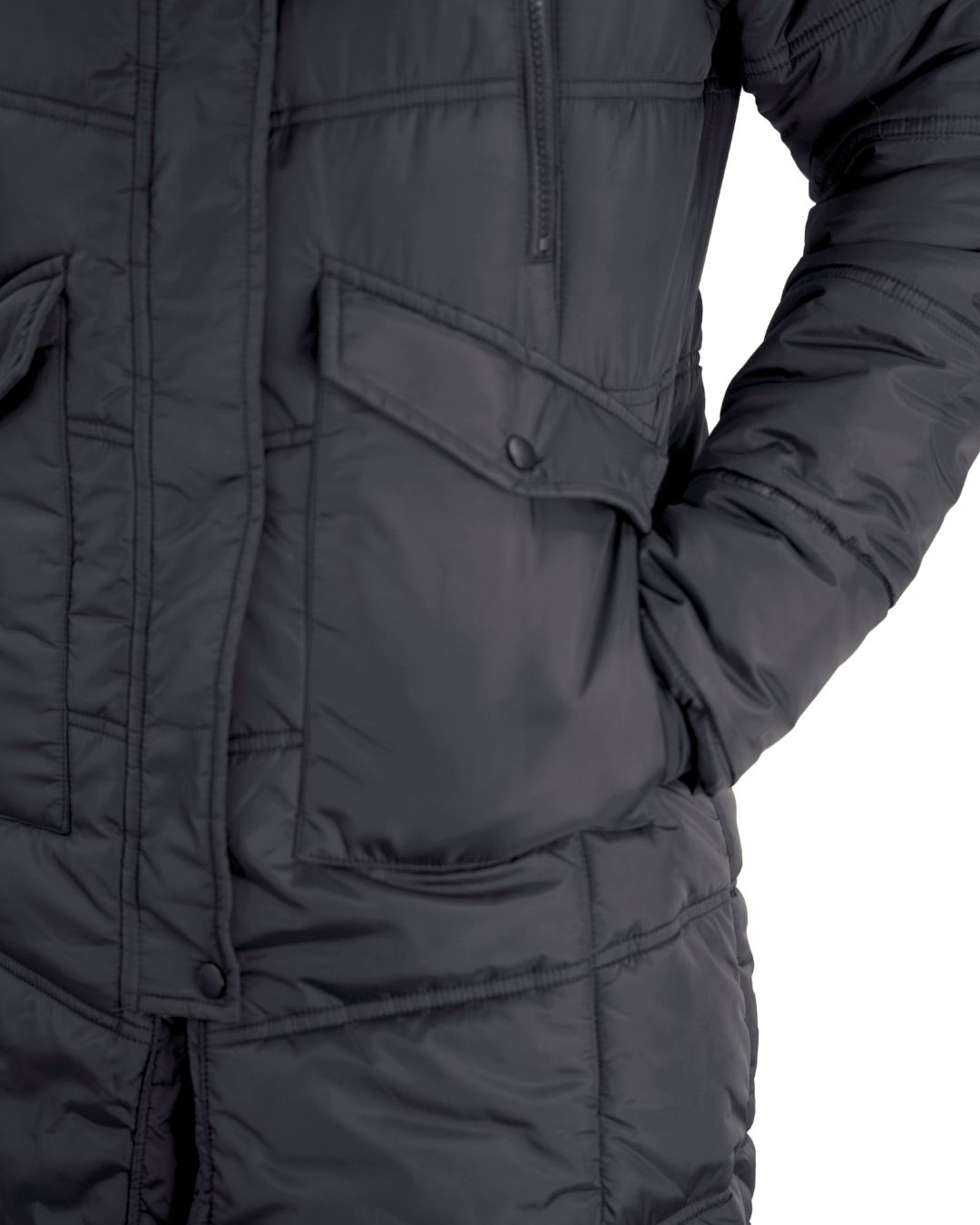 Arctic Long Puffy Riding Coat