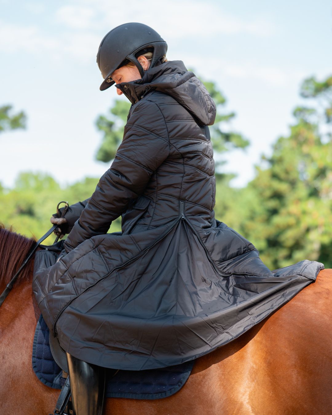 Arctic Long Puffy Riding Coat – CorrectConnect