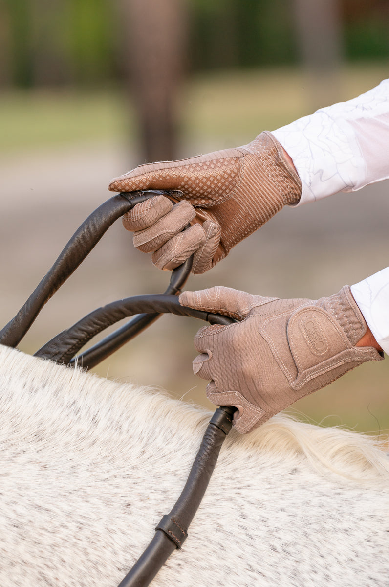 The Heather Comfort Connect Rein- Supportive Padded reins For Weak Hands and Better Connection