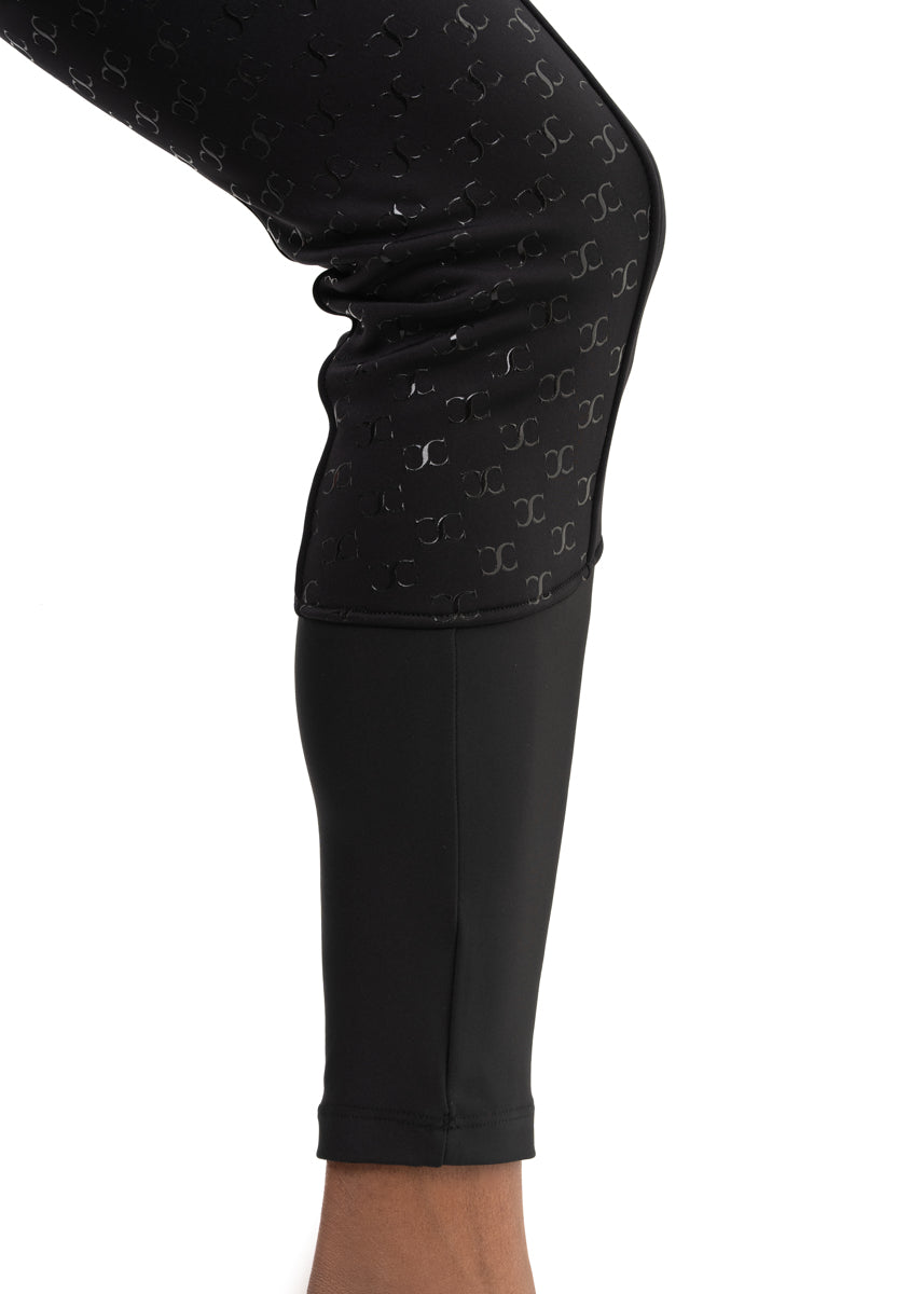 Ultra Warm and Cozy Arctic Winter Tights in Black