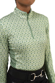 Cool and Comfortable Technical Riding Shirt in Green