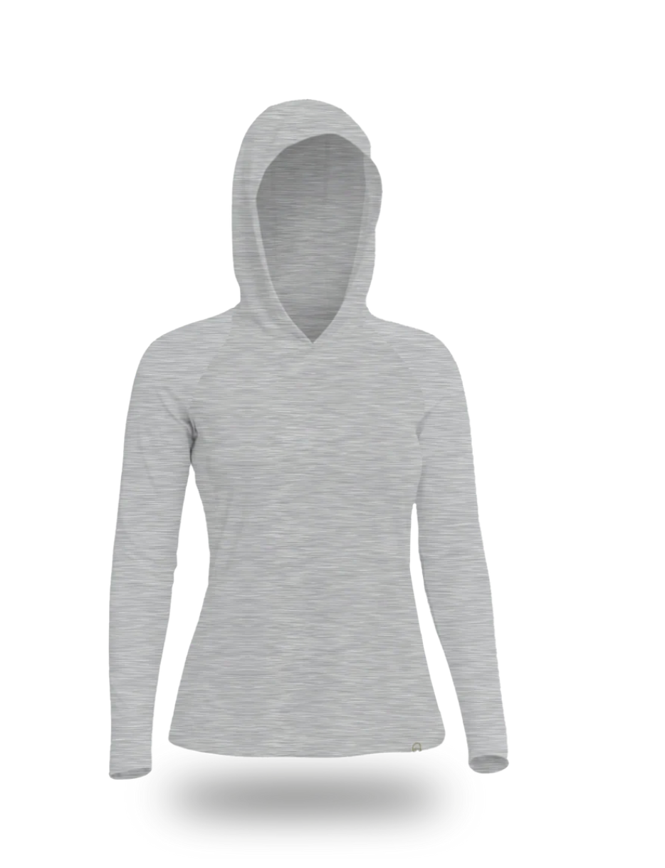 UV Hoodie In Heather Grey