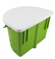 Hanging Feed Trough with LId 3 Gallons