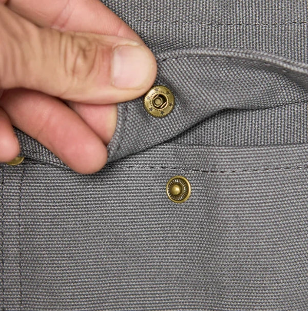 Farmers Defense Canvas Workhorse Apron in Dark Grey