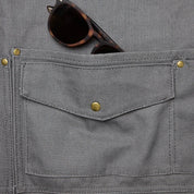 Farmers Defense Canvas Workhorse Apron in Dark Grey