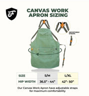 Farmers Defense Canvas Workhorse Apron in Dark Grey