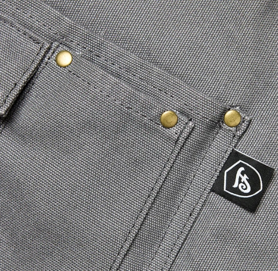Farmers Defense Canvas Workhorse Apron in Dark Grey