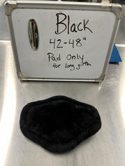 CLEARANCE Replacement Fleece Pad for Comfort Long Girth, Black, Sizes 42-48"