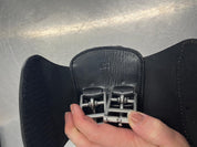 CLEARANCE 18" Black Short Girth WITHOUT pads