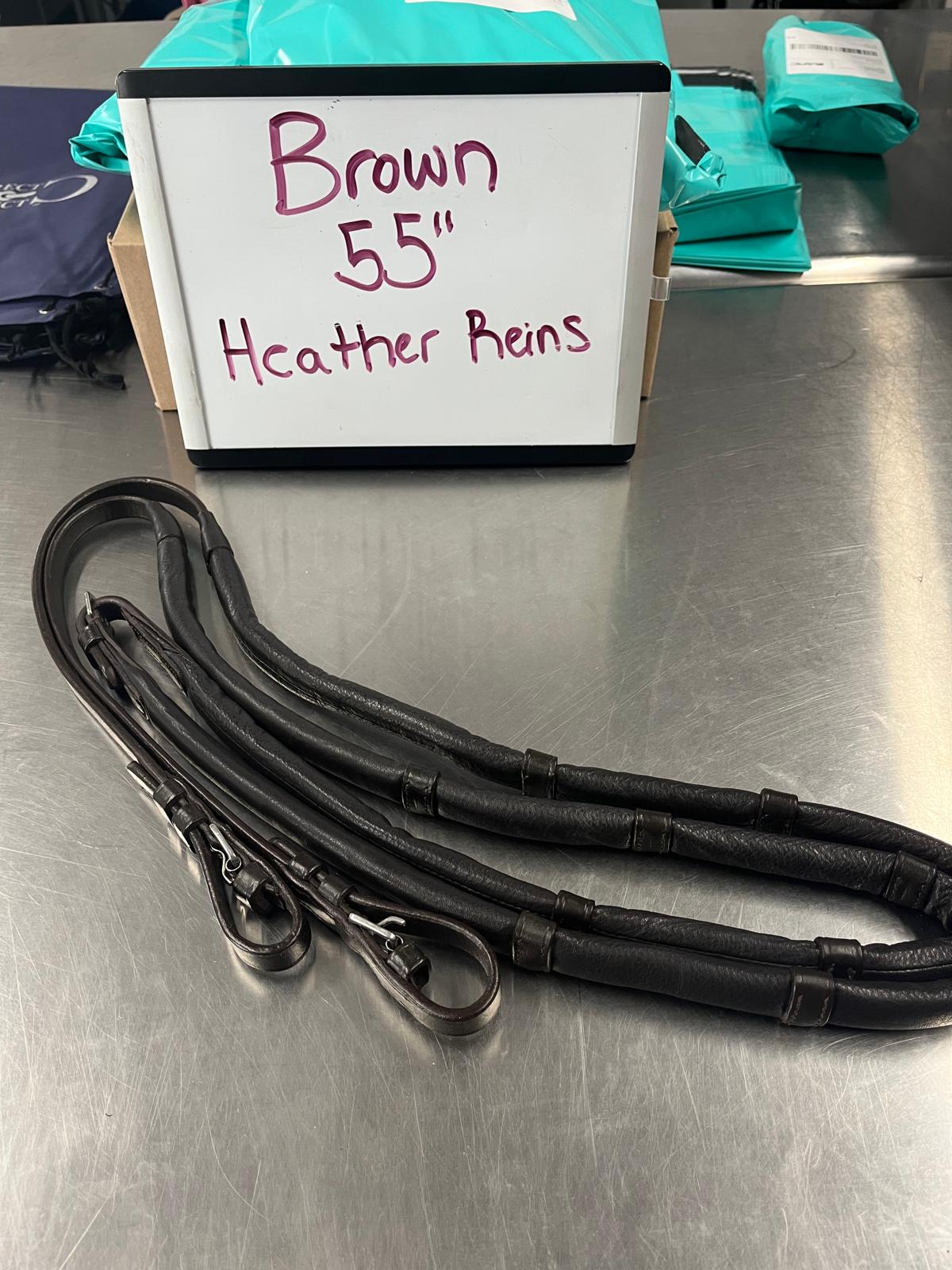 CLEARANCE Brown 55" Heather Reins