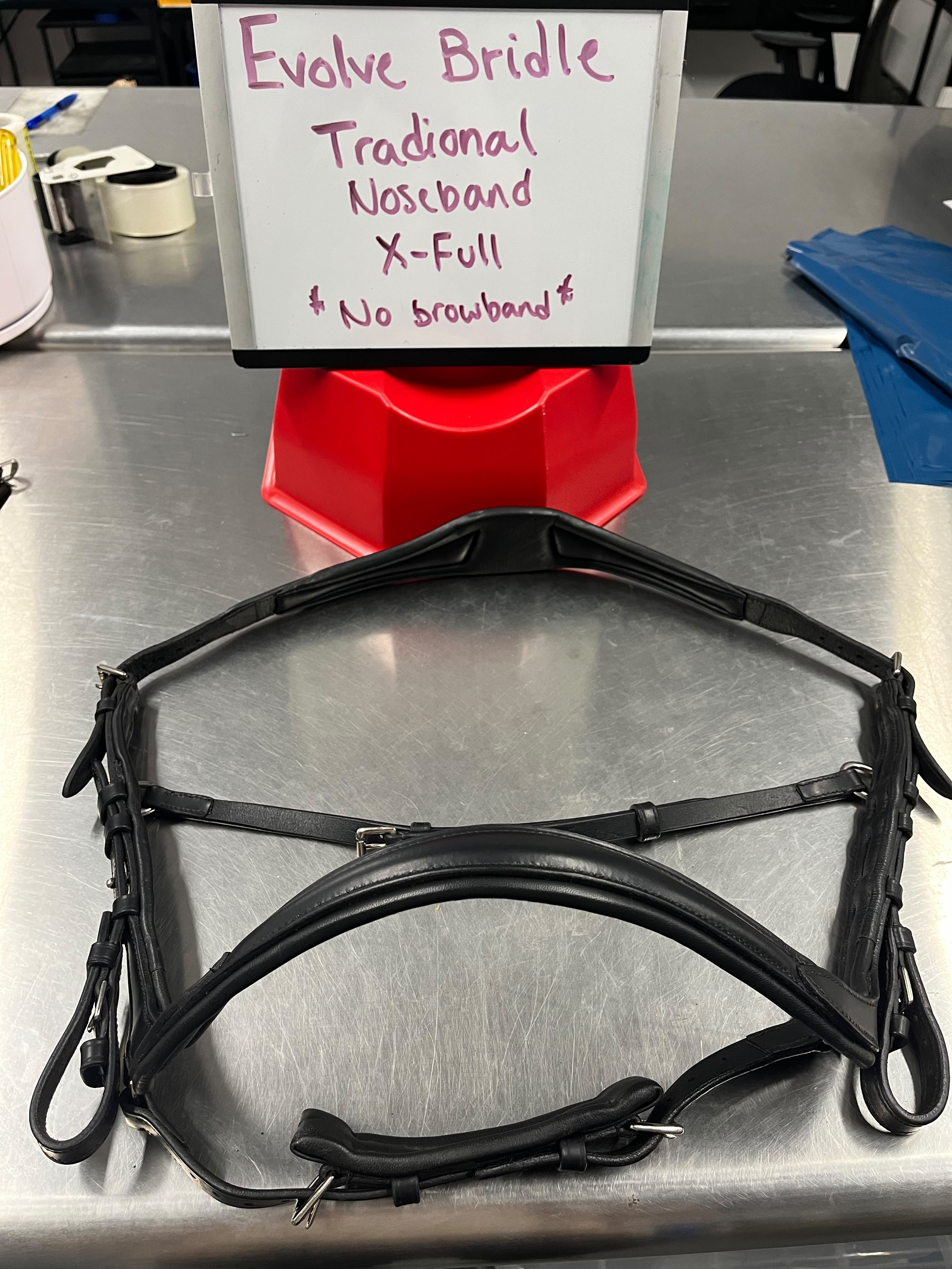 CLEARANCE Black X-Full Evolve Bridle w/ Traditional Noseband