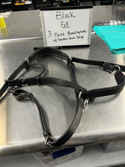 CLEARANCE Black Full 3-Point Breastplate w/ Double neckstrap