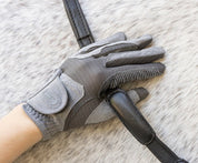 Grey Coppertech Pro Silicone Grip Compression Glove