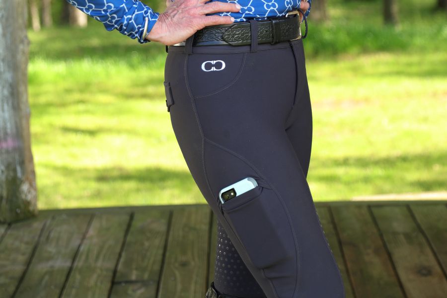 Slate Grey Breeches-4 Way Stretch for Ultimate Comfort