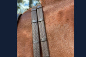 Super Grip Reins -Heavy Rubber Rein for Ultimate Grip- Hand Stops 5" (13cm) Apart