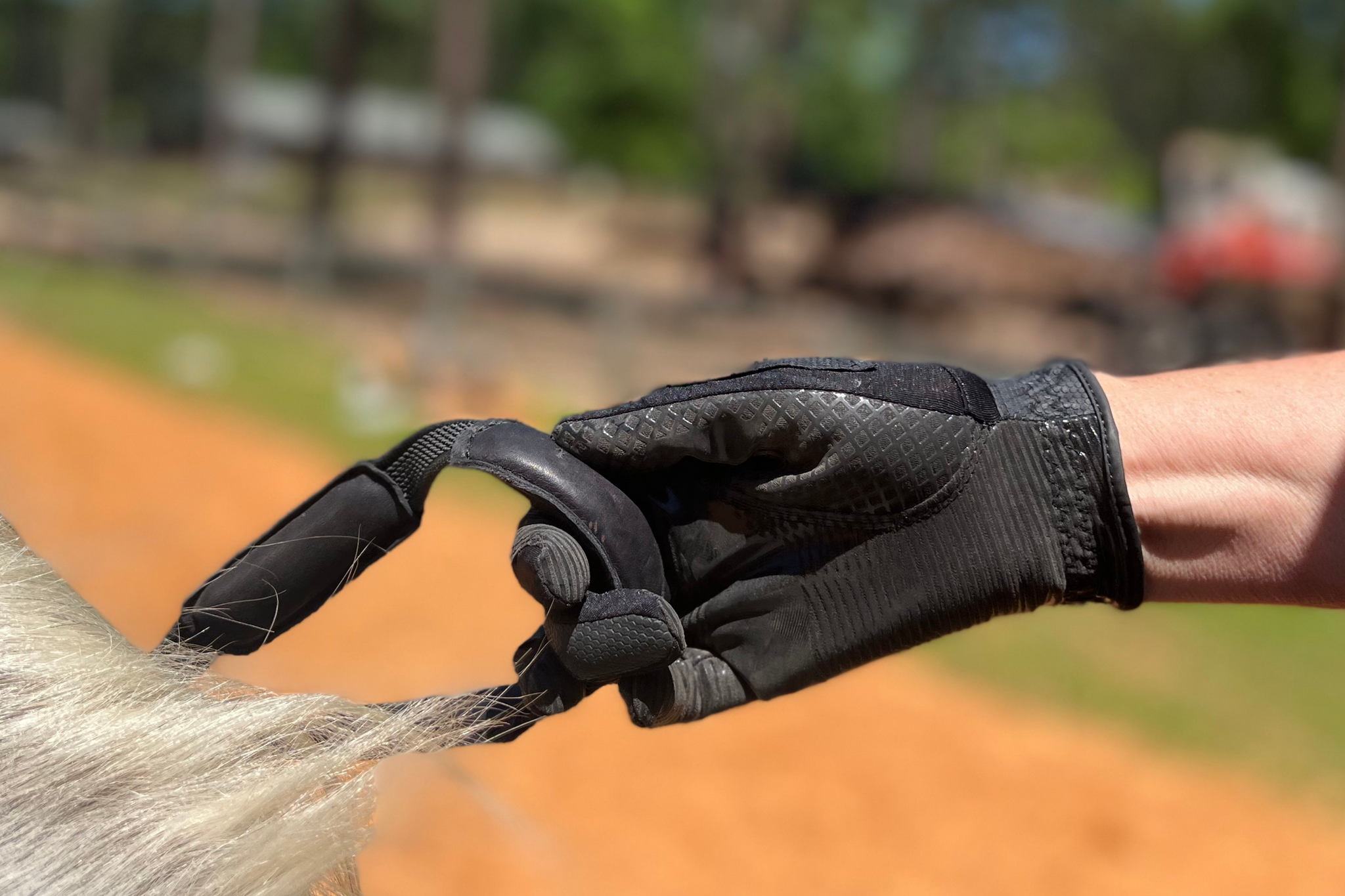 Black Coppertech Pro Silicone Grip Compression Glove