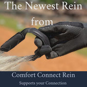 Comfort Connect Rein - Intermittent Padding for Equal Rein Length and Hand Support